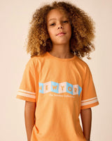 Organic Weekend Tee in Overtime Orange