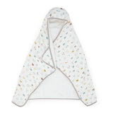 Toddler Hooded Towel - Animal Crowd