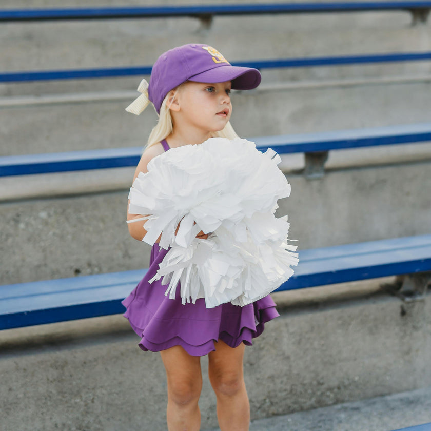 Officially Licensed LSU Tigers Bow Baseball Hat (Youth)