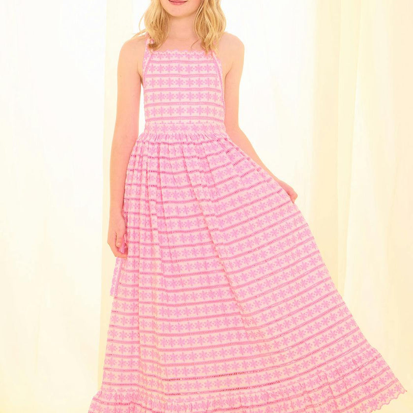 Odessa Embroidered Maxi Dress