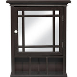 Neal Wooden Medicine Cabinet with Mirrored Door