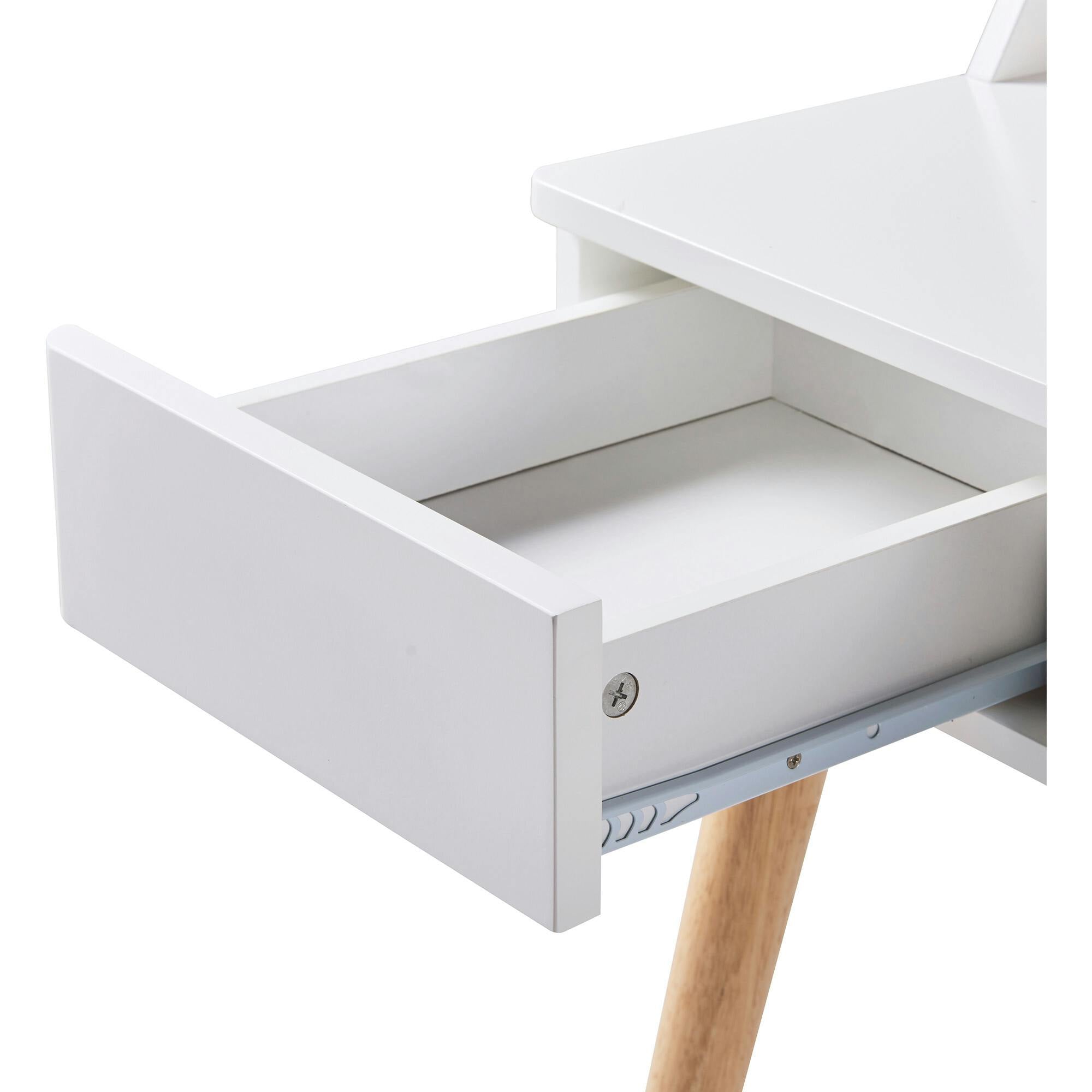 Creativo Wooden Writing Desk with Storage