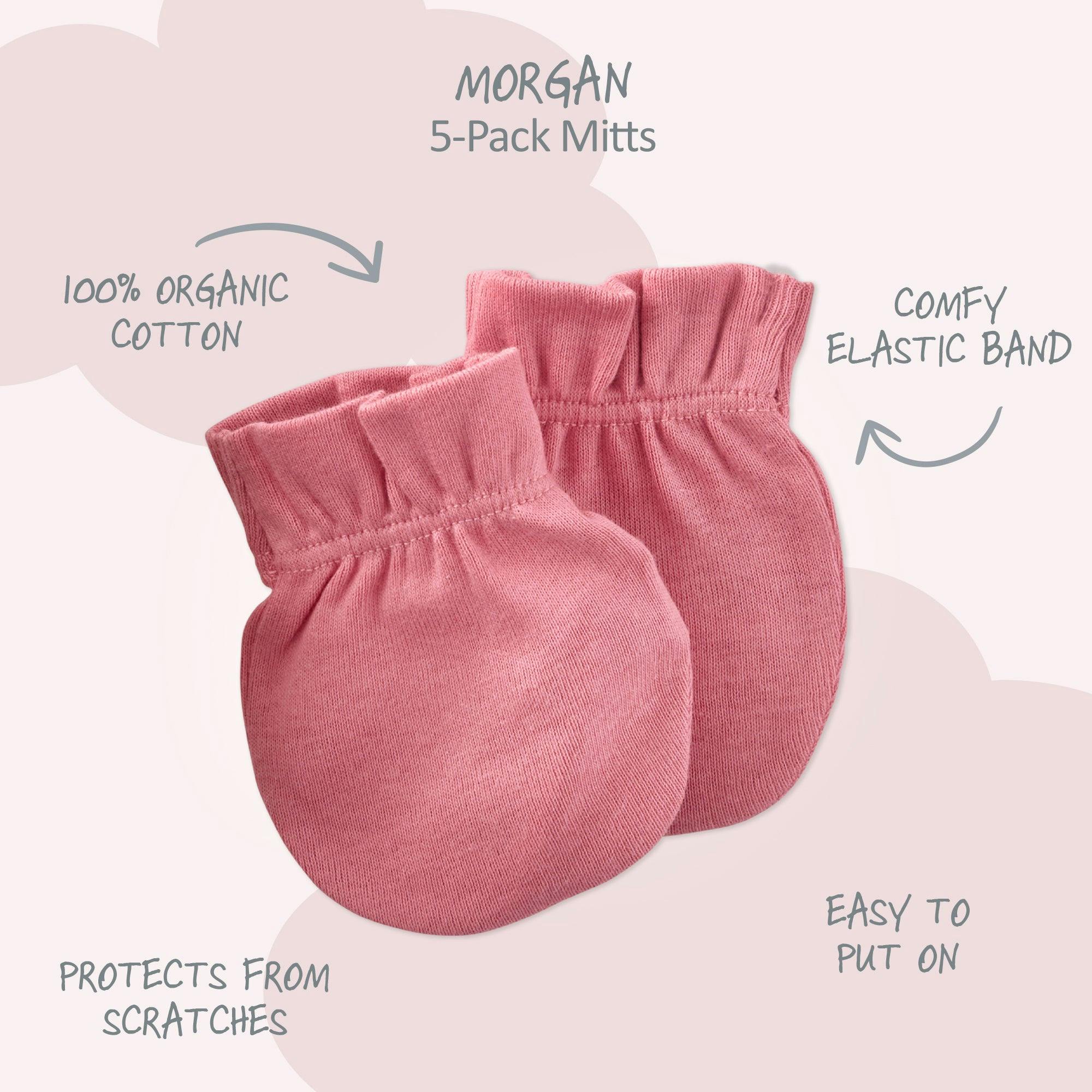 MORGAN 5-Pack Baby Mittens