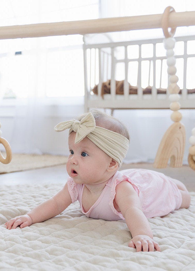 Linen Round Play Mat