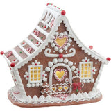 7.87-Inch Battery Operated LED Gingerbread House