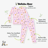 The Eye Pink Bamboo Kids Pajamas