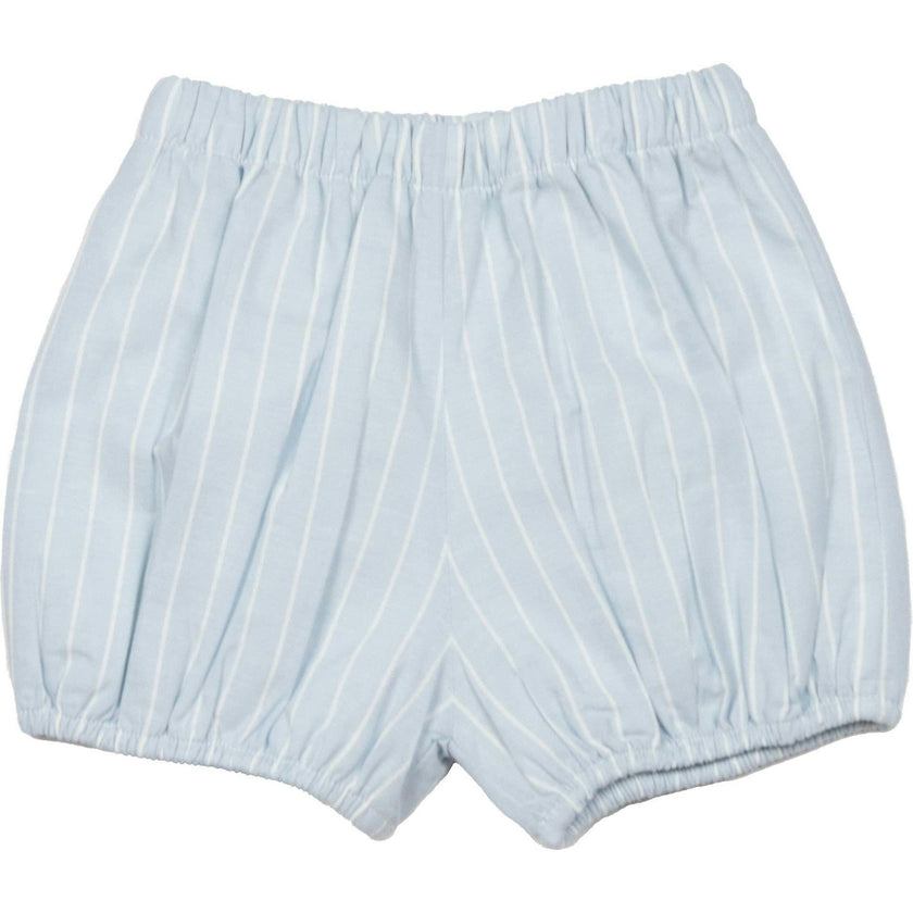 Linen Diaper Cover - Lt.Blue Striped