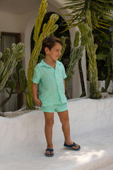 The Future Sea Suite - Boys Linen Shirt