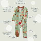 SCOUT Sleep & Play Baby Boys Pajamas