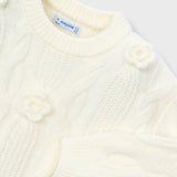 Cream Cable Knit Sweater