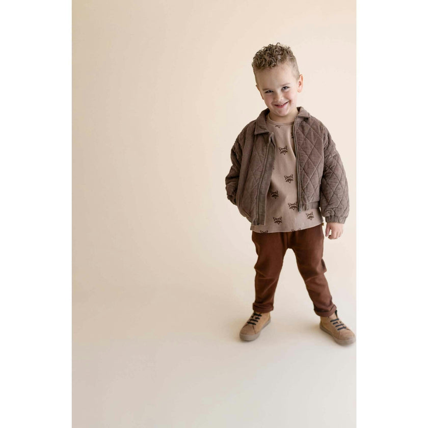Organic Tee & Foldover Pants Set