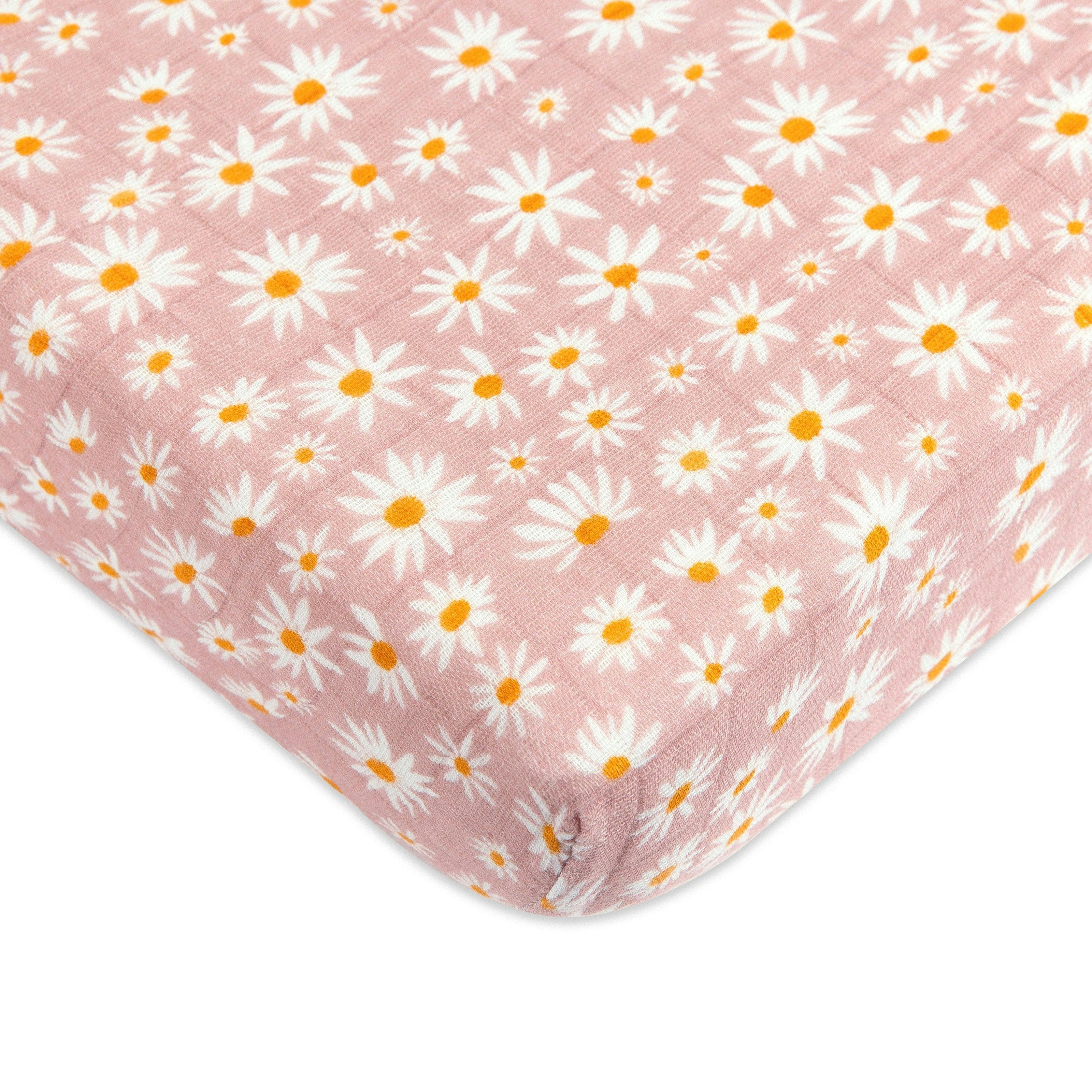 Babyletto Mini Crib Sheet in GOTS Certified Organic Muslin Cotton