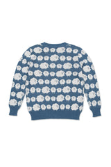 Flock of Sheep Jumper | Bluestone Blue