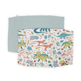 Cotton Muslin Pillowcase 2 Pack - Boho Dino