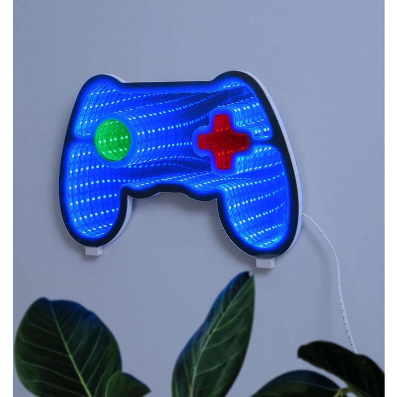 Infinty Neon Mirror Light-Gamer