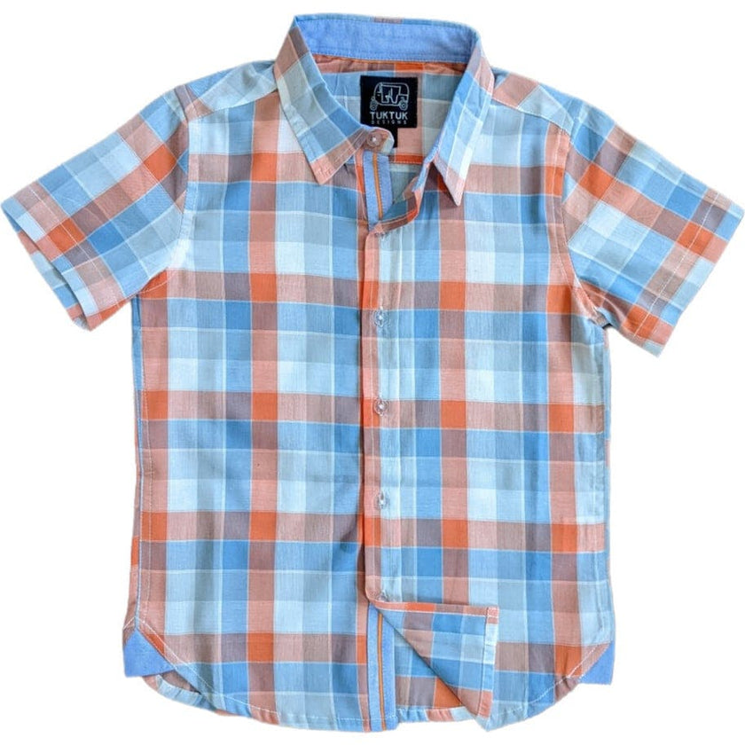 Checks Shirt in Short Sleeves