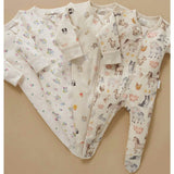 Printed Zip Growsuit Pack Cherry Blossom Print