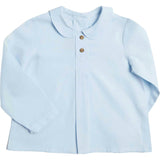 Blue Peter Pan Collar Shirt With Front Pleat (12mths-3yrs)