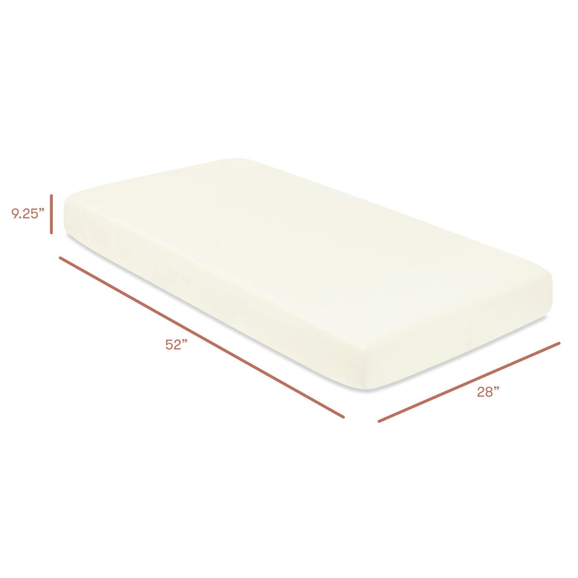 Crib Sheet in GOTS Certified Organic Brushed Cotton in Ivory