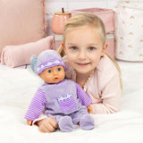 First Words Baby: Purple & Flower