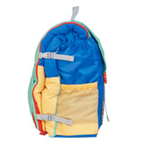 Sleep-N-Pack™ – Big Kid Size | Color Block Camp Collection: Blue Smile Face
