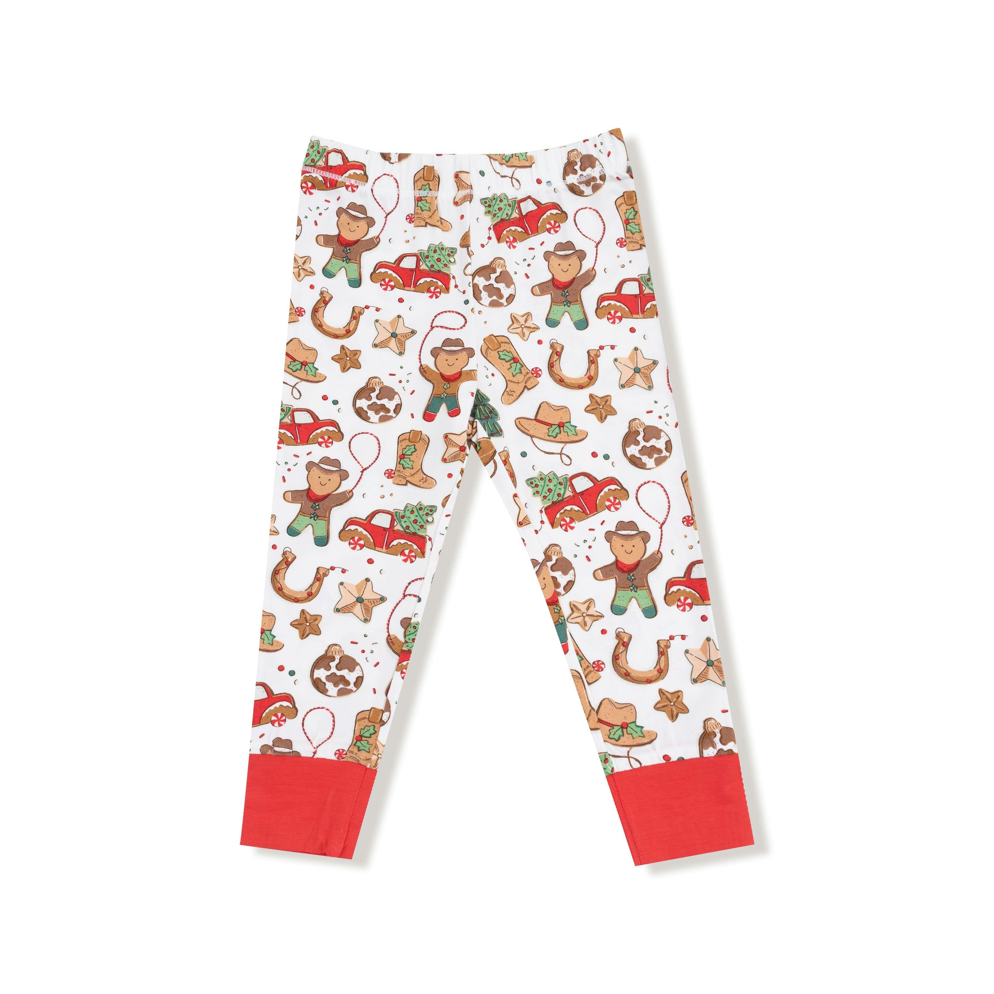 Cowboy Christmas - Long Sleeve Loungewear Set