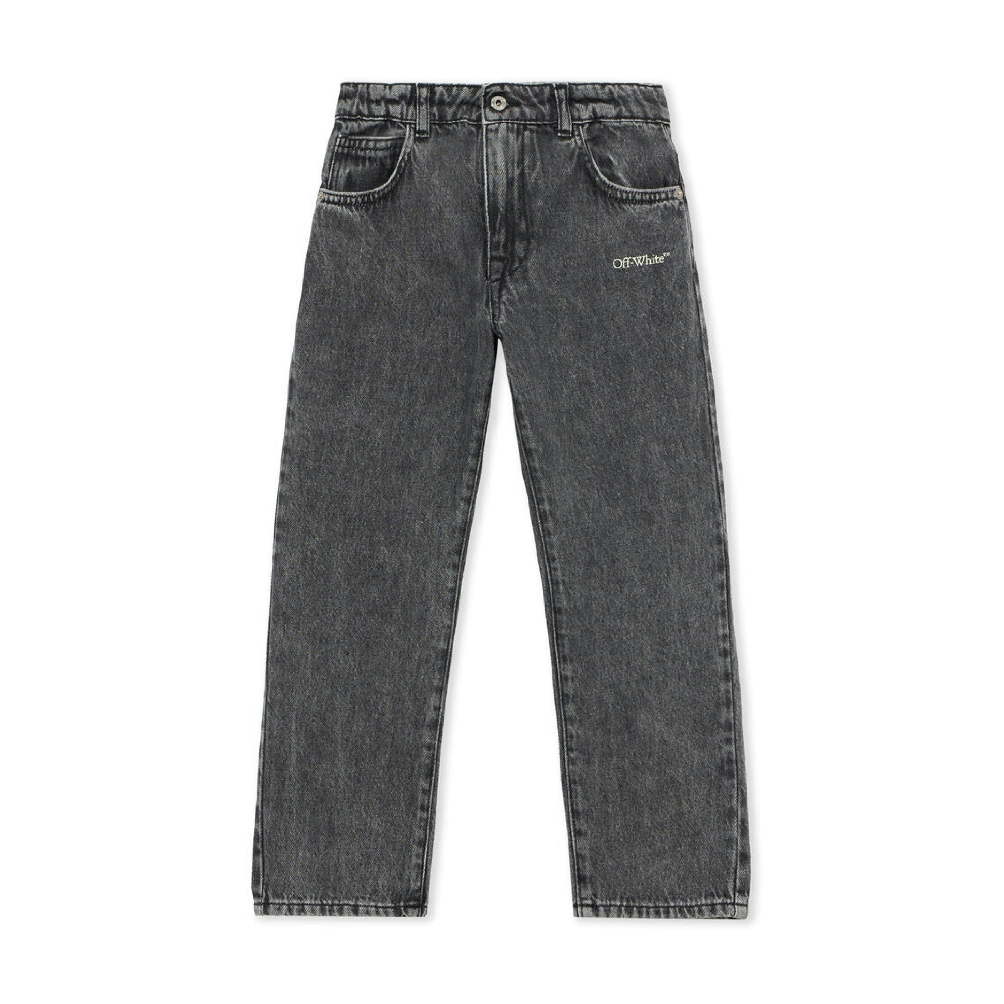 Grey Bookish Diagonal Jeans