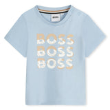 Persian Blue Overlay Logo T-Shirt