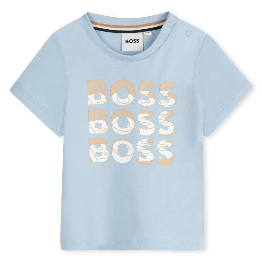 Persian Blue Overlay Logo T-Shirt