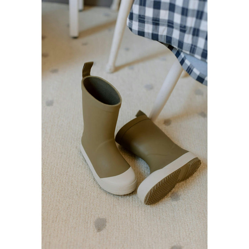 Explorer Contrast Tow Rain Boot, Green