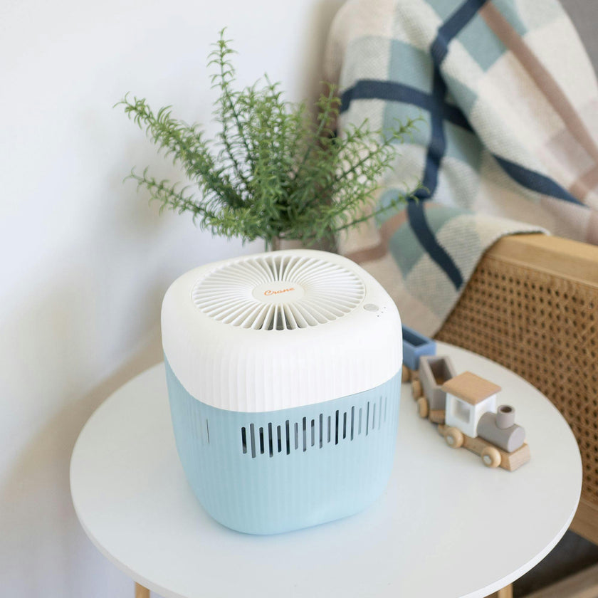 Evaporative  Humidifier, Cool Mist 0.5 Gal Top Fill, UV Light, Wick Filter