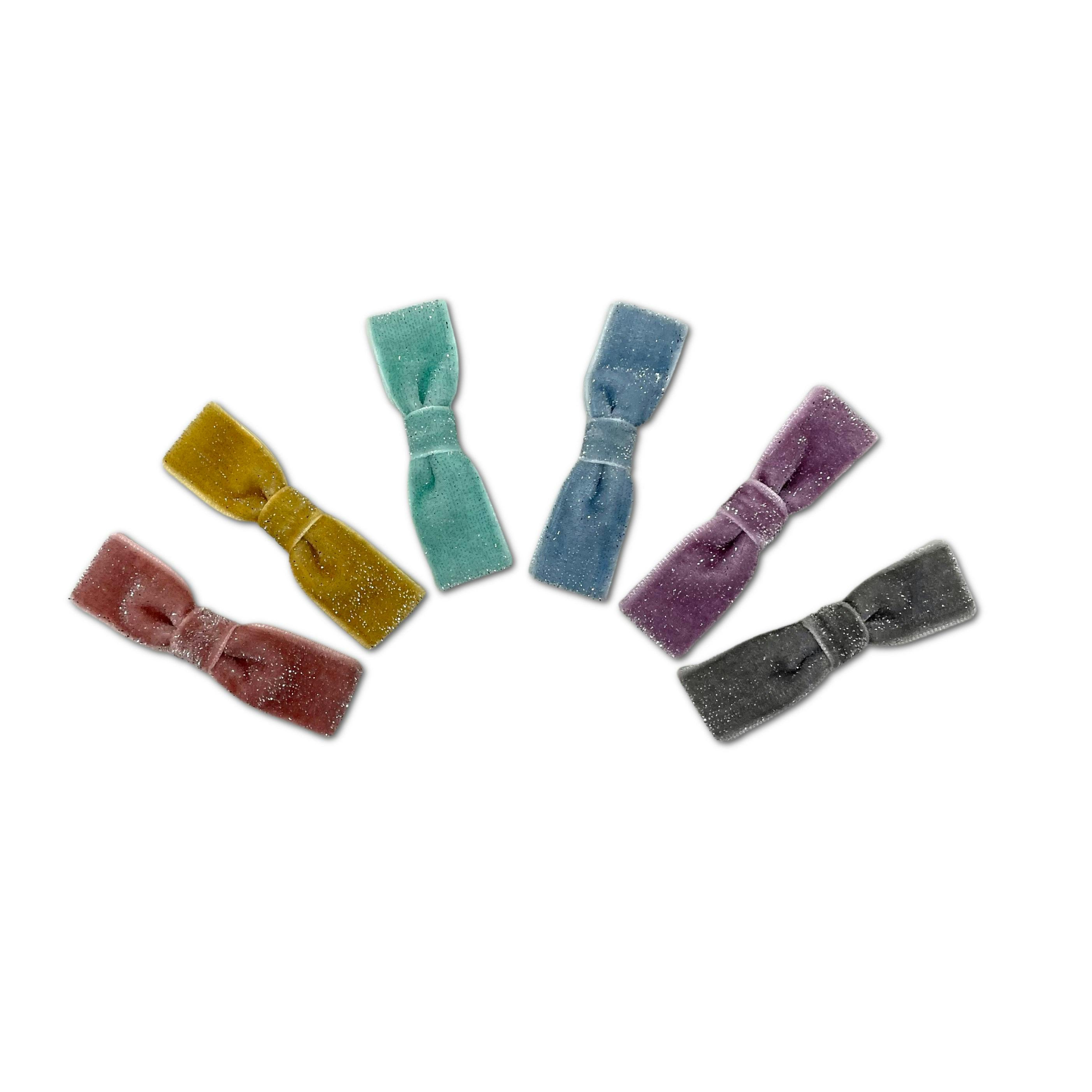 Shimmer Velvet Bows