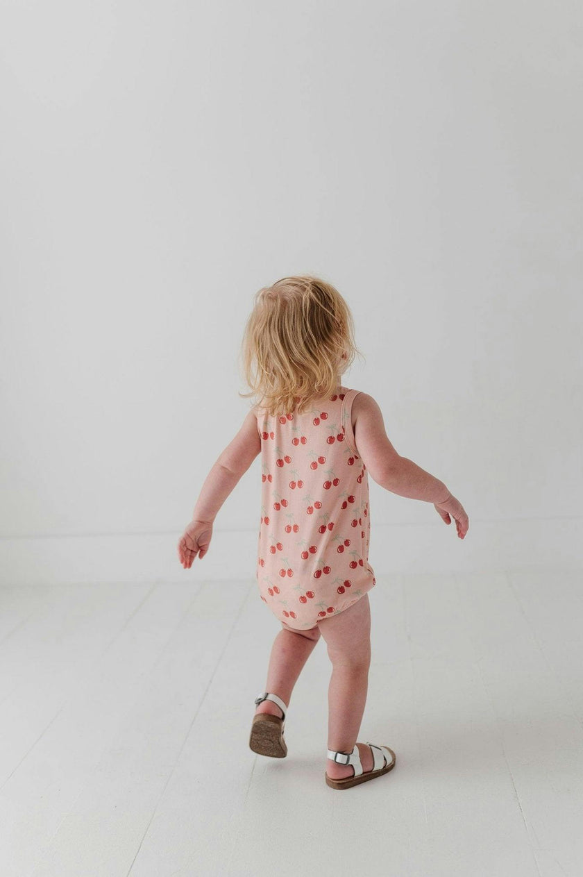 Baby Girl Bubble Bodysuit Set in Llamas