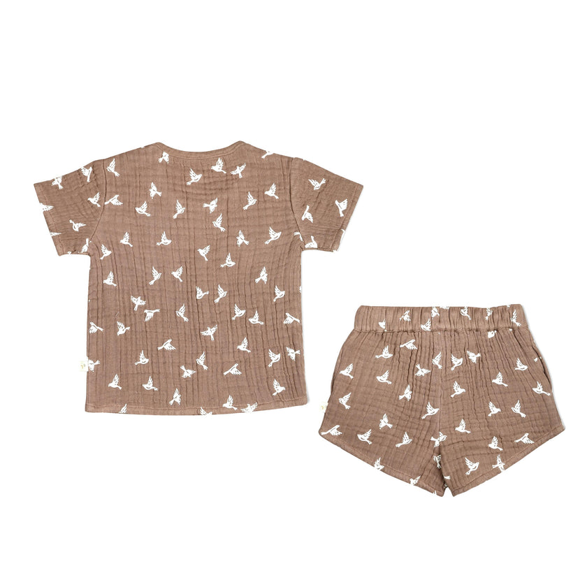 Organic Top and Shorts 2 Piece Set