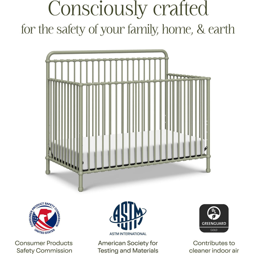 Winston 4-in-1 Convertible Crib in Heirloom Sage
