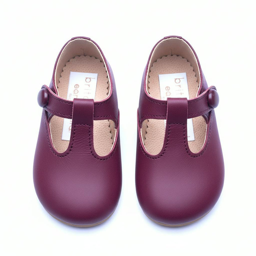 Alex Pre-Walker Baby Shoes - So Burgundy