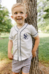 Jones Baseball Jersey - Heather Grey