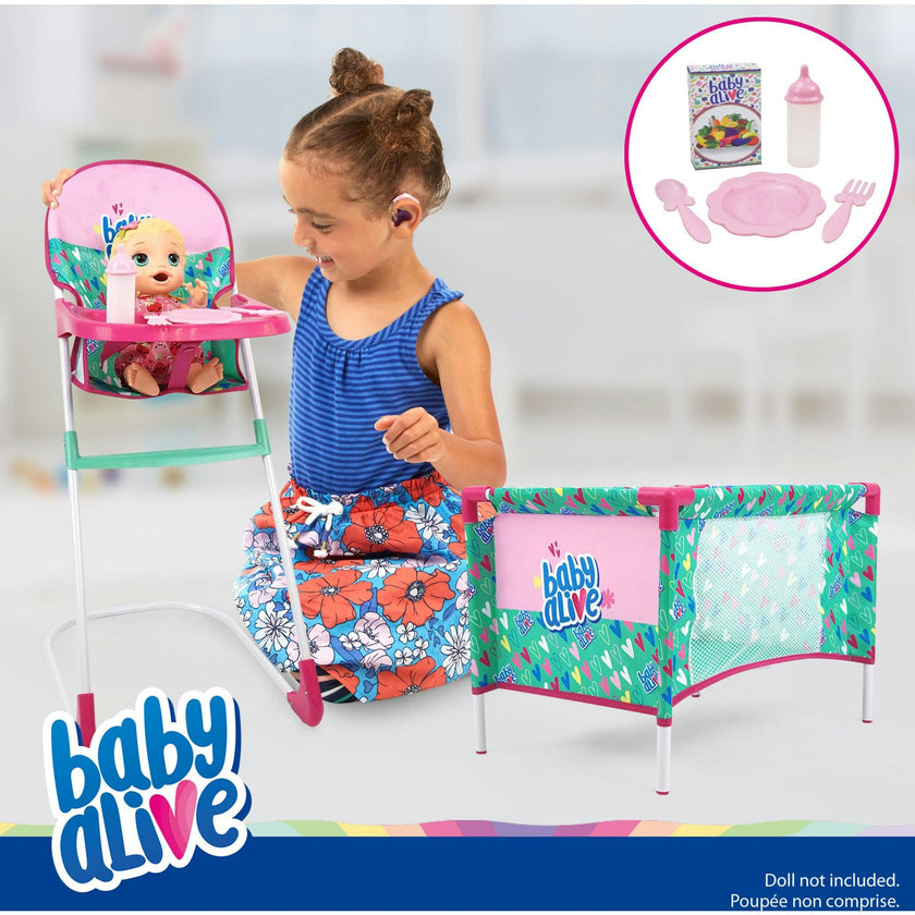 Baby Alive: At Home Set - 7pcs - Green
