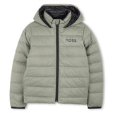 Green Reversible Puffer Jacket