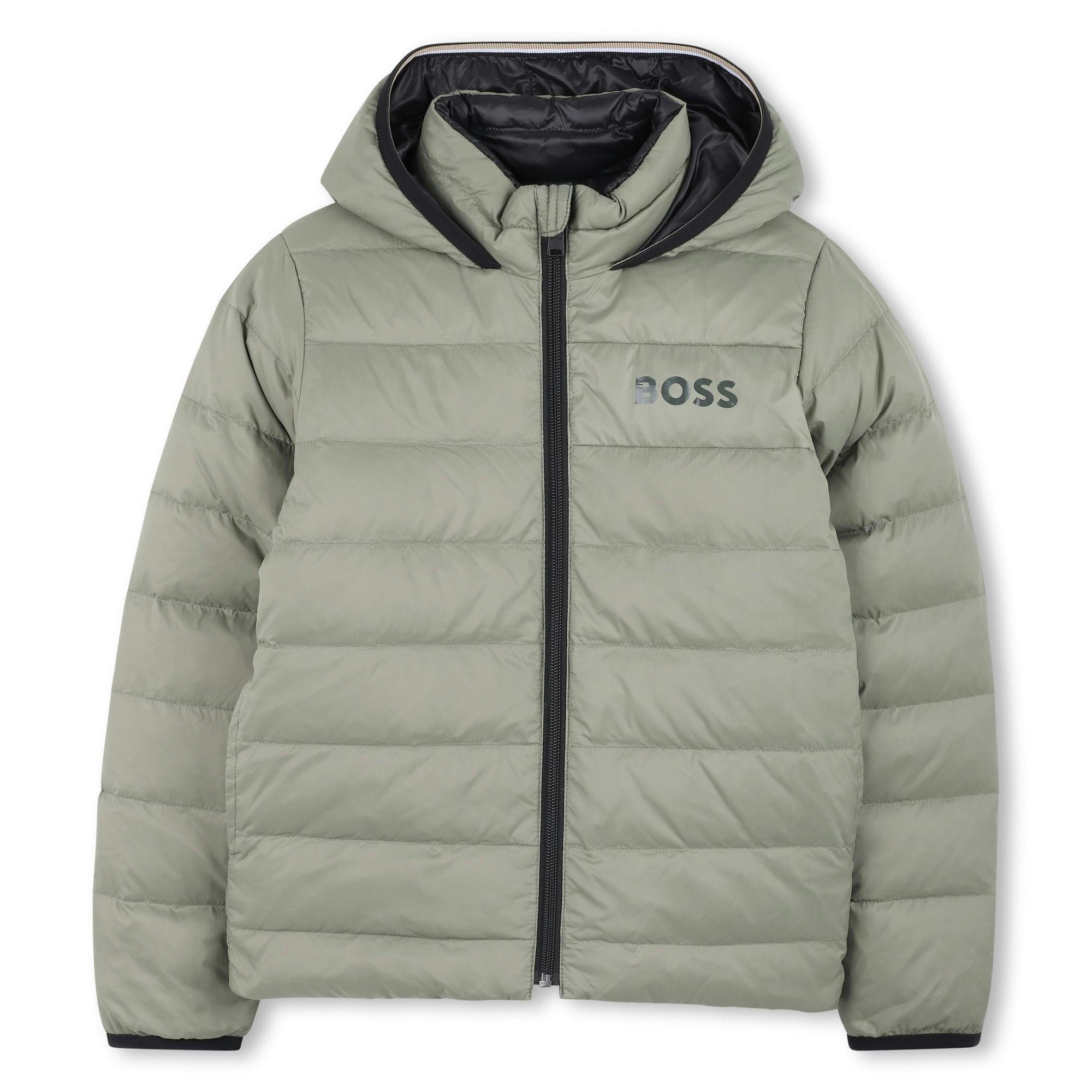 Green Reversible Puffer Jacket