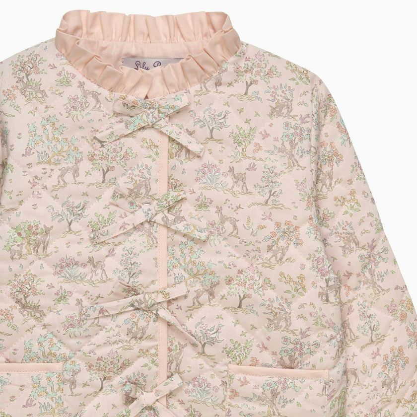 Baby Quilted Jacket in Etta Fawn