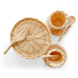 Rattan Tea and Cake Party Set