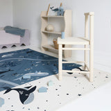 Flat Woven Graphic Print Rectangular Play Rug