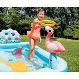 Inflatable Jungle Adventure Play Center Spray Kiddie Pool