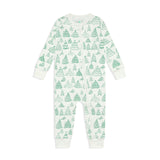 Christmas Forest Zip-up Bodysuit