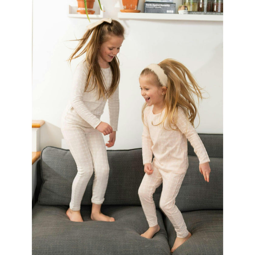 Box Design Raglan Sleeve Top & Pant Set
