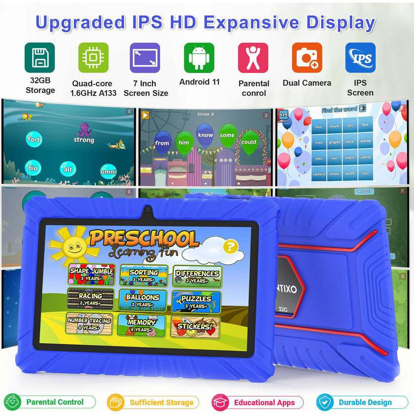 Contixo V8 32GB 7"" Kids Contixo Academy Tablet
