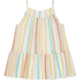 Striped Lurex Swing Top