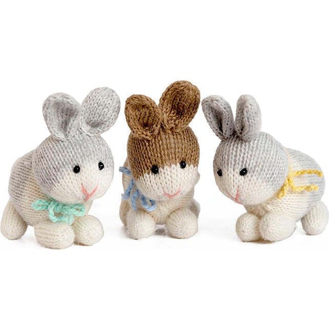 Set of 6 Knit Ornaments