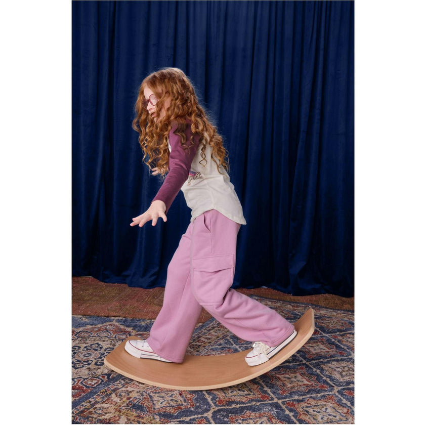 Wide Leg Cargo Pants, Purple
